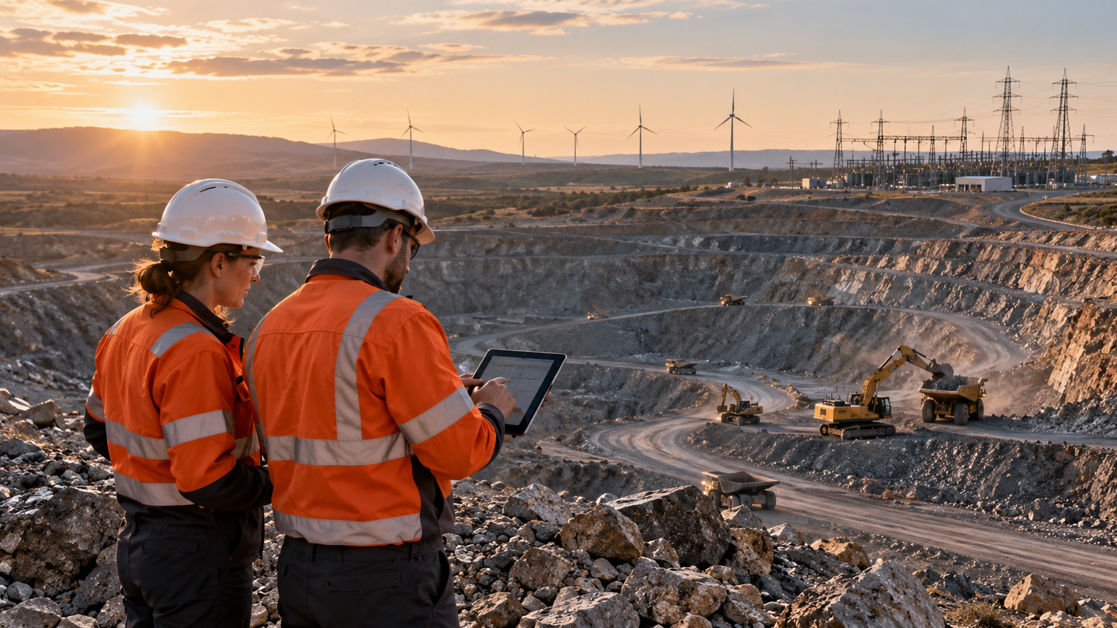 Infraestrutura de energia e mineração