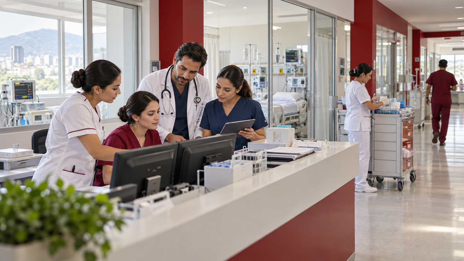 Professionnels de santé coordonnant les services hospitaliers
